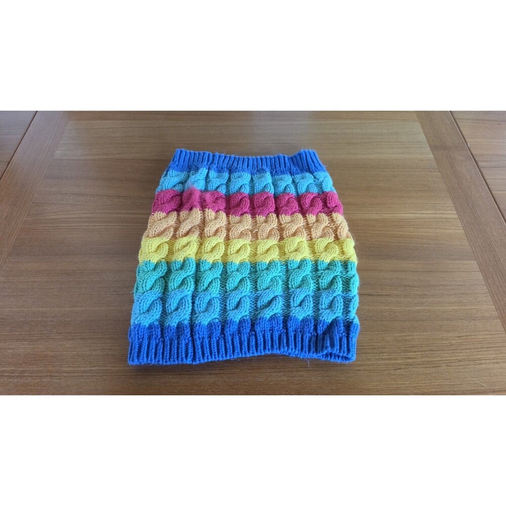 Cat & Jack Rainbow Infinity Scarf USED READ Description